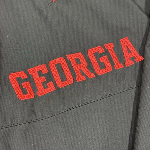Vintage 90s Nike Team Georgia Bulldogs NCAA University Zip Up Windbreaker Large - Picture 4 of 9